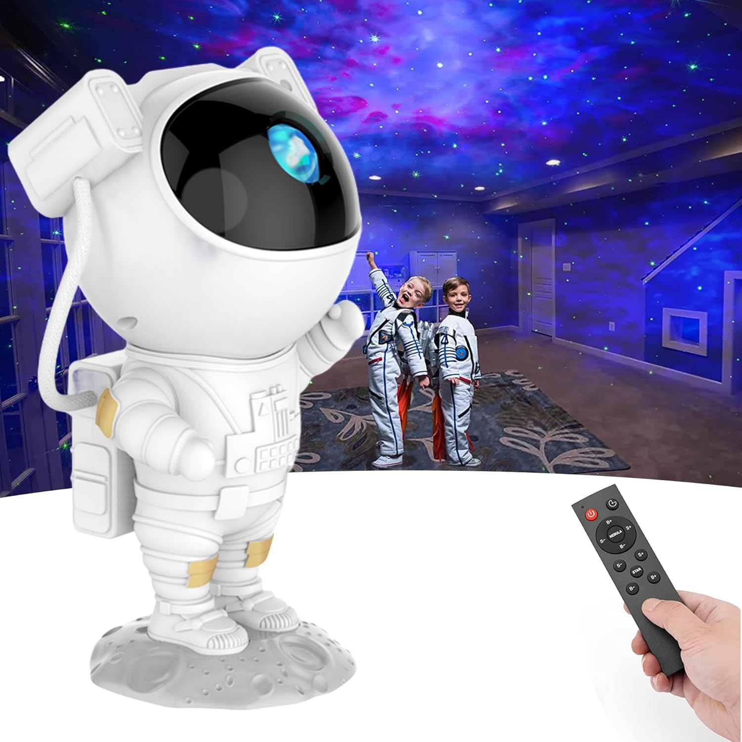 SFOUR Astronaut Galaxy Projector Night Light.