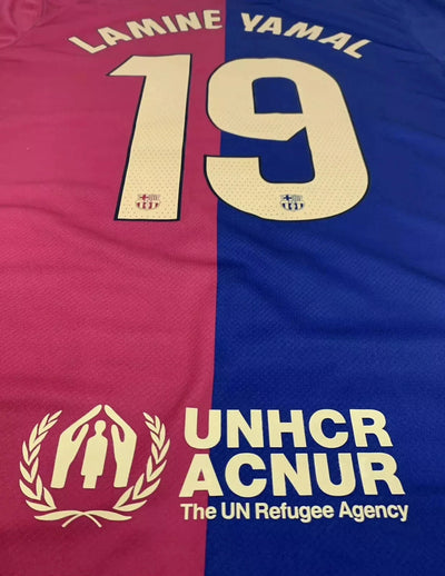 Lamine Yamal Barcelona FC #19 Home 2024/2025 Men