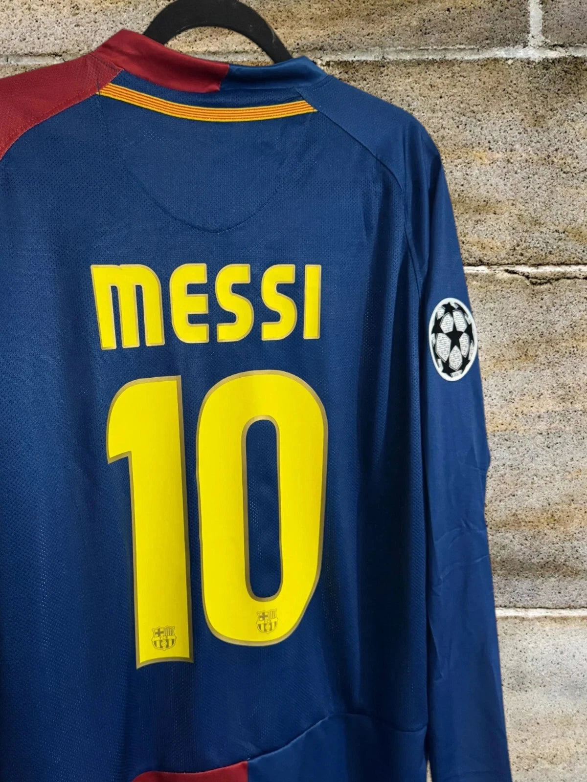 FC Barcelona 2008/09 Final Roma Champions League Long Sleeve Football-Messi #10