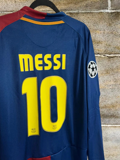 FC Barcelona 2008/09 Final Roma Champions League Long Sleeve Football-Messi #10