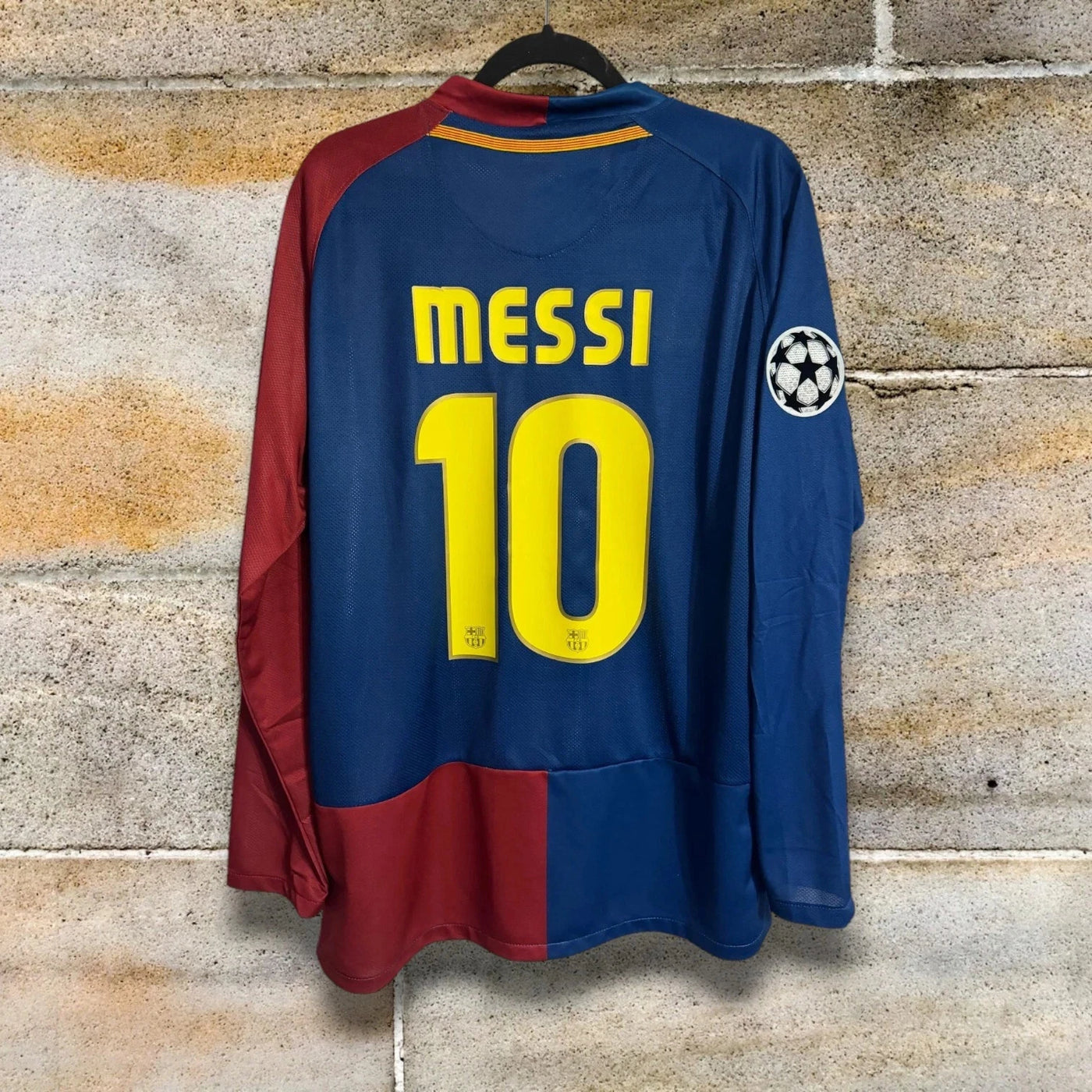 FC Barcelona 2008/09 Final Roma Champions League Long Sleeve Football-Messi #10