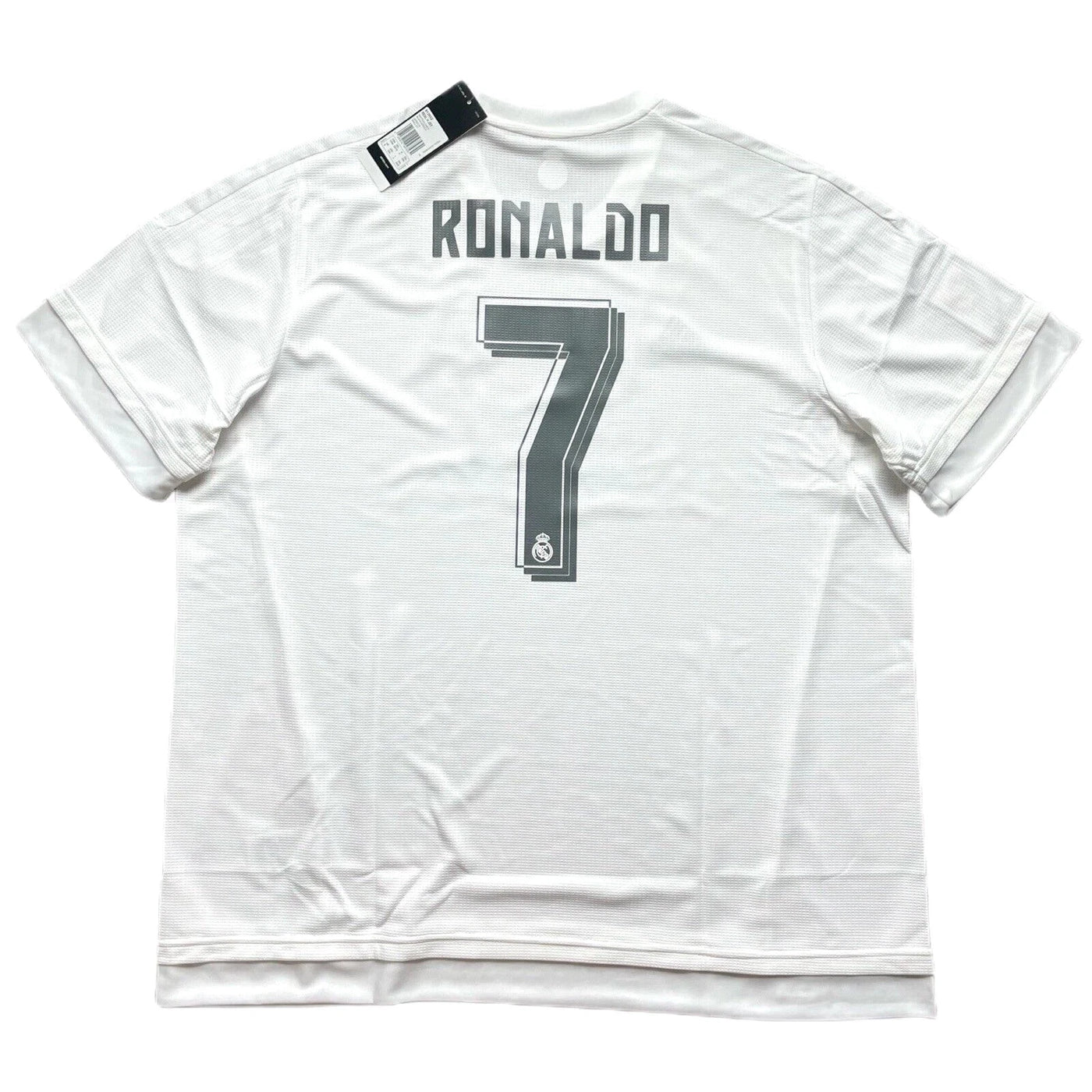 2015/16 Real Madrid Home Jersey #7 Ronaldo Adidas Soccer Champions CR7 Kit