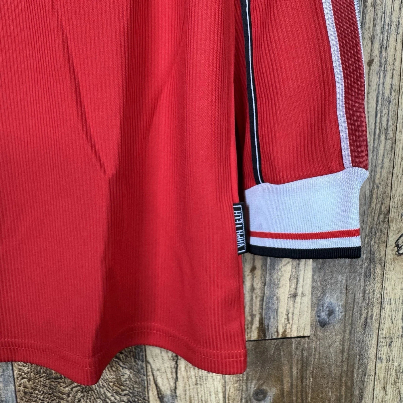 Manchester United 1999-00 Home Soccer Long Sleeve Jersey BECKHAM #7 Umbro
