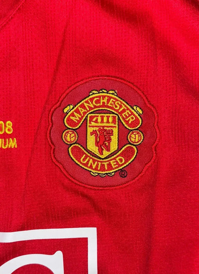 Cristiano Ronaldo #7 2008 UCL Final Manchester United Nike Short Sleeve Jersey