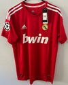 2011 12 Cristiano Ronaldo Red Jersey Away Bwin Soccer Fans Version