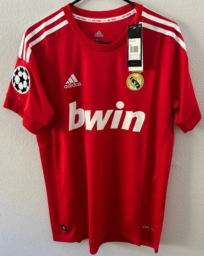 2011 12 Cristiano Ronaldo Red Jersey Away Bwin Soccer Fans Version