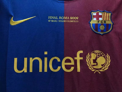 Retro Messi Jersey FC Barcelona Jersey 2008/09 Football Shirt Home Soccer Jersey