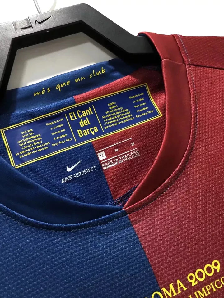 Retro Messi Jersey FC Barcelona Jersey 2008/09 Football Shirt Home Soccer Jersey