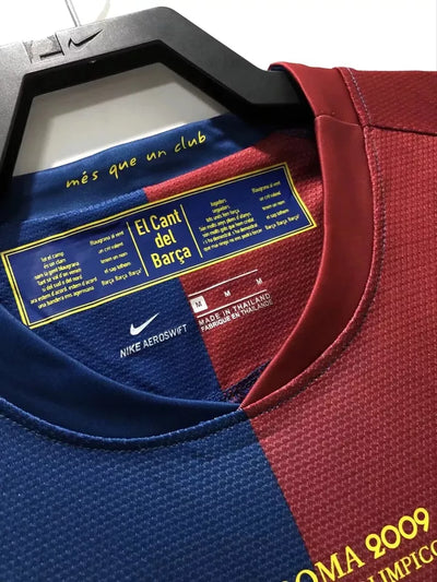 Retro Messi Jersey FC Barcelona Jersey 2008/09 Football Shirt Home Soccer Jersey