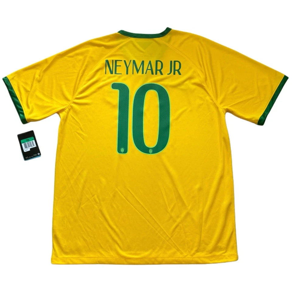 2014/15 Brazil Home Jersey #10 Neymar JR Nike Soccer World Cup kit